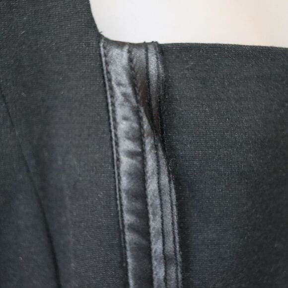 Banana Republic Black Tank Square Neck Mini Dress 14 Corporate Goth - Picture 4 of 15